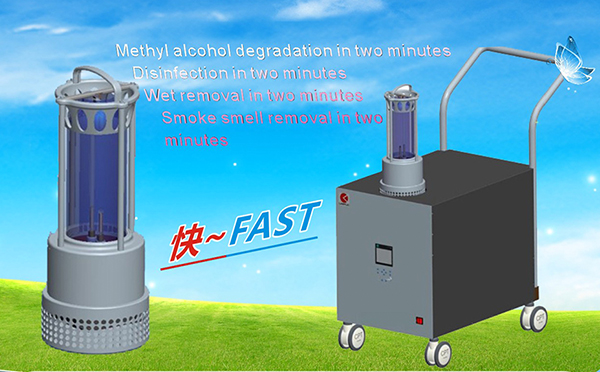 汽车杀菌消毒脉冲强光太阳马灯对比臭氧消毒